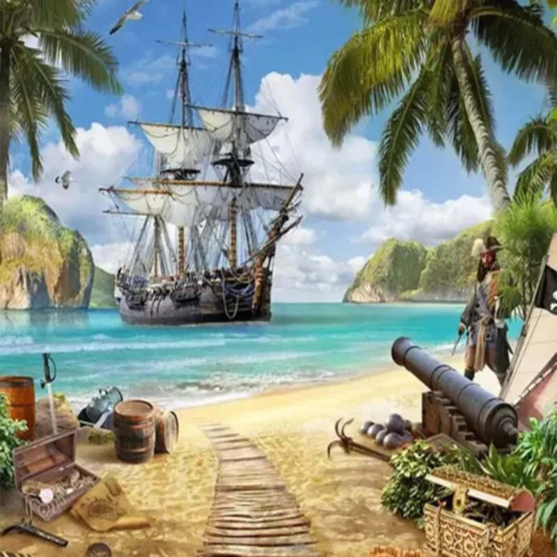 ورق حائط ثلاثي الأبعاد 008