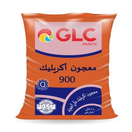 شيكارة معجون اكليريك 900 جي ال سي، 15 كجم، أبيض